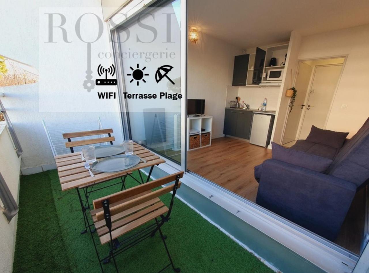 Suite Thalassa 1Ere Ligne Plages Du Couchant Wifi - Rossiconciergerie - Linge Inclus La Grande-Motte Buitenkant foto